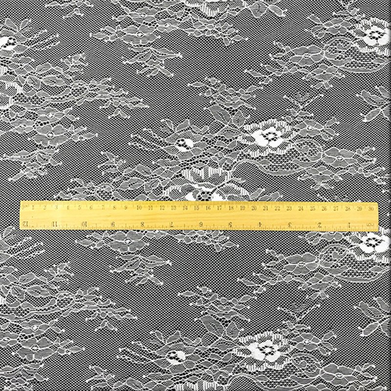 Lace Trim Dress Eyelash Nylon Lace Fabric for Women's Wear Wholesale S 11